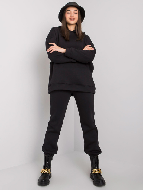 Czarny dwuczęściowy komplet dresowy Dillona