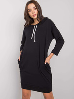 Czarna sukienka z bawełny Paulie