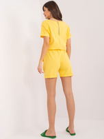 Hurtownia Żółty kombinezon z zamkiem na plechach