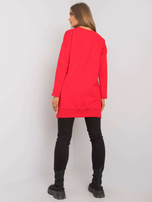 Czerwona tunika z napisem Halifax RUE PARIS