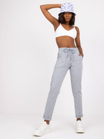 Szare melanżowe spodnie Approachable