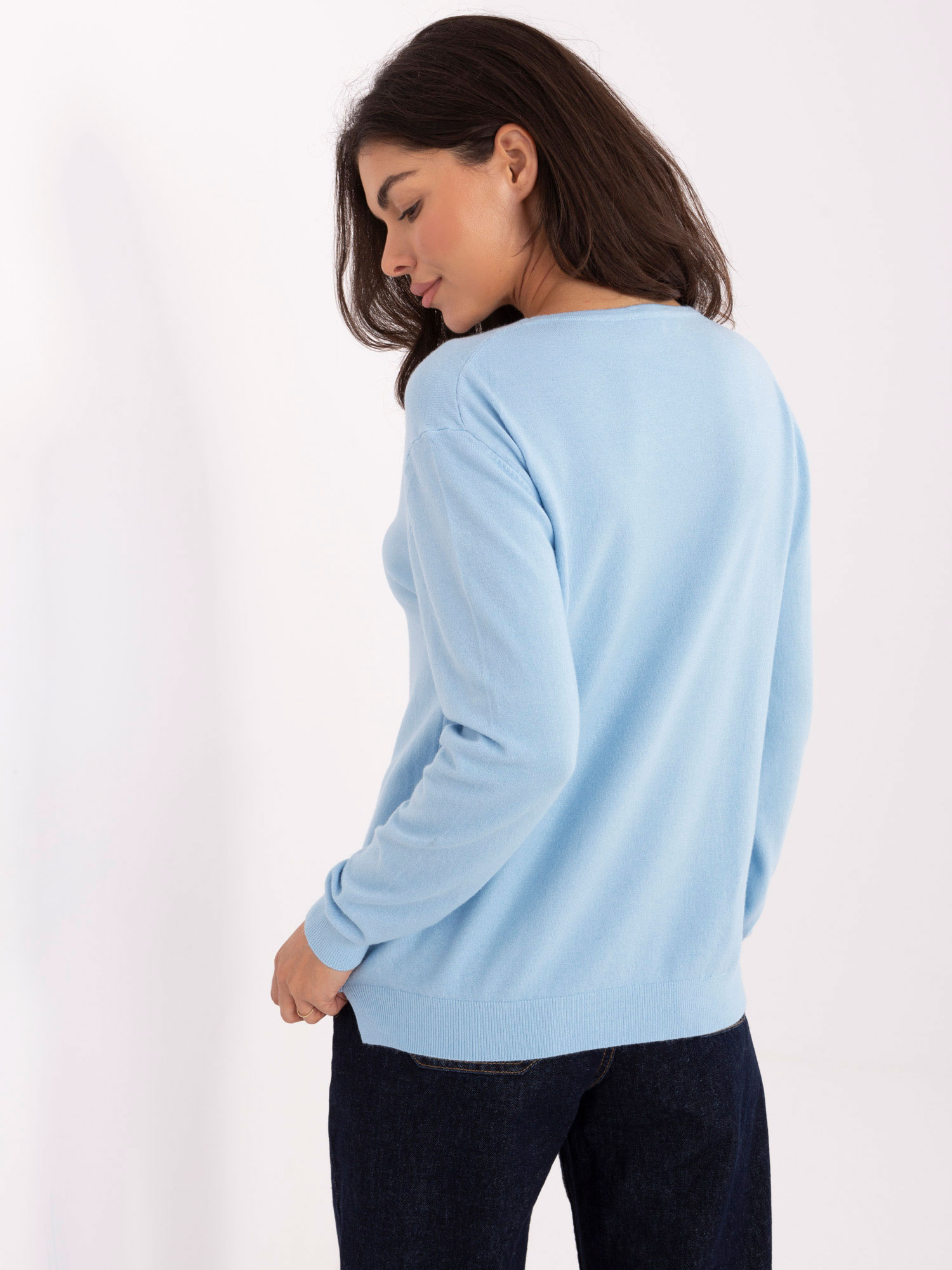 Sweter jasny niebieski
