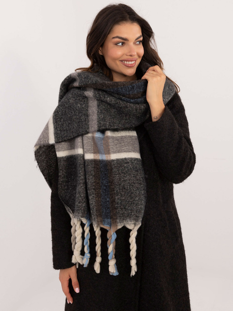 Hurtownia online Czarny zimowy szal damski