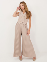 Fango elegancki komplet z dwurzędową kamizelką 