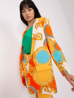 Hurt orange-dark yellow suit jacket.