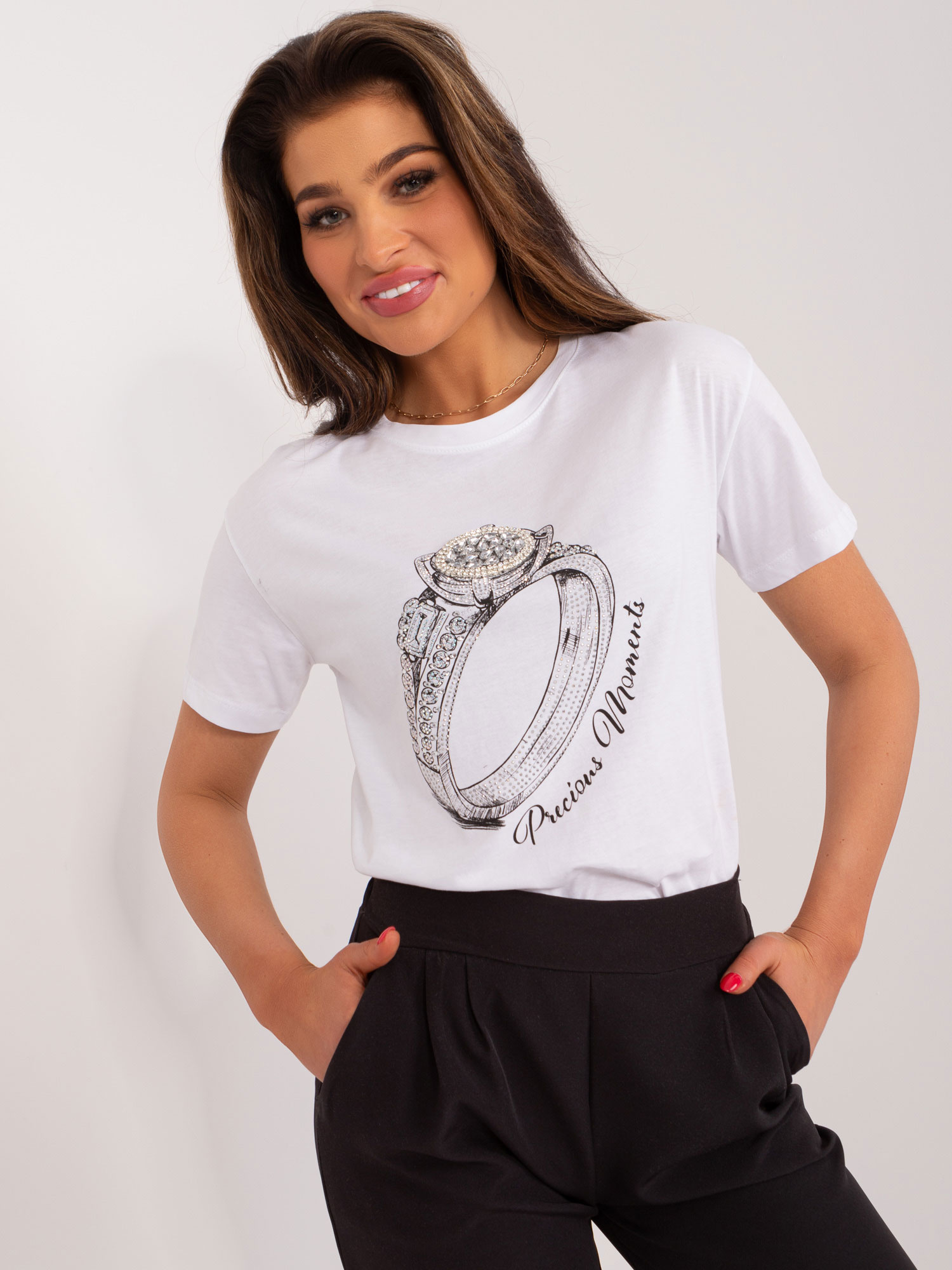 T-shirt biały