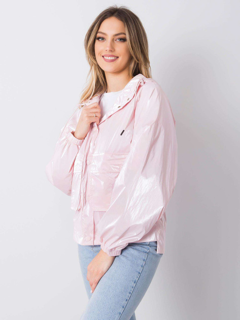 Jasnoróżowa kurtka wiatrówka Billie