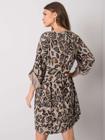 Szara sukienka z wiskozy Earlene