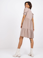 Dark beige dress Perla RUE PARIS