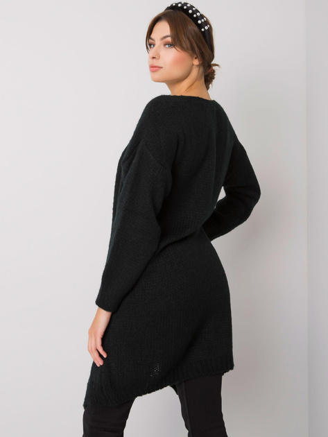 Czarny kardigan dzianinowy Yohana OCH BELLA