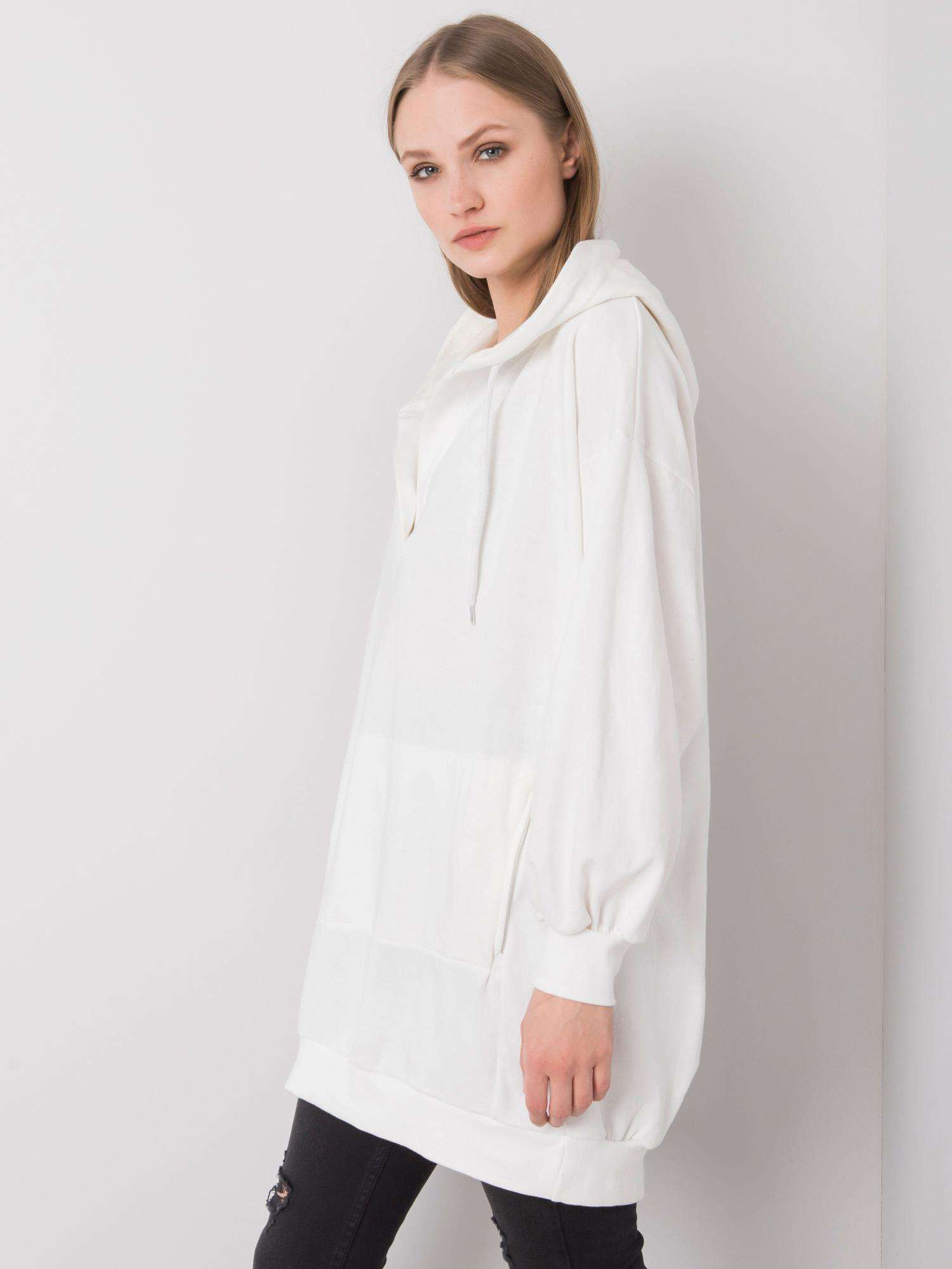 Biała bluza z kapturem Olive