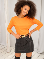 Pomarańczowa bluzka bawełniana Mona