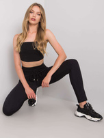 Czarne spodnie dresowe Mavia