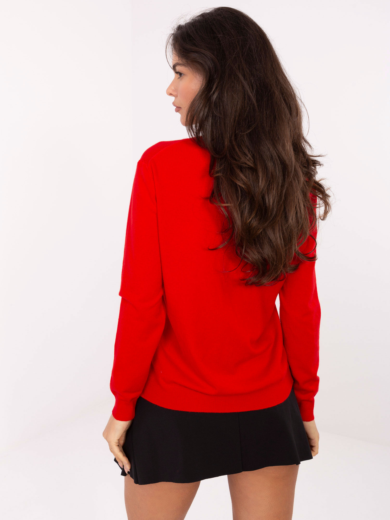 Sweter czerwony