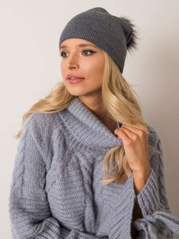 Dark grey winter hat RUE PARIS