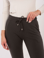 Ciemne khaki spodnie Faster