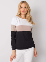 Czarno-beżowa bluza Larice RUE PARIS