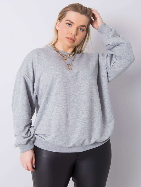 Szara bluza plus size Mischa
