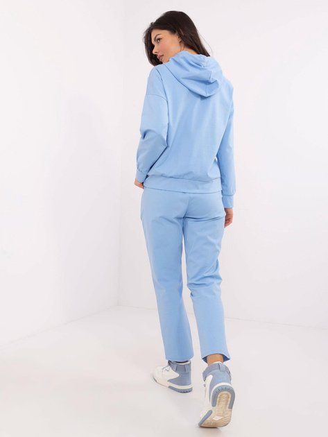 Hurt Jasnoniebieski dresowy komplet w jednolitym kolorze