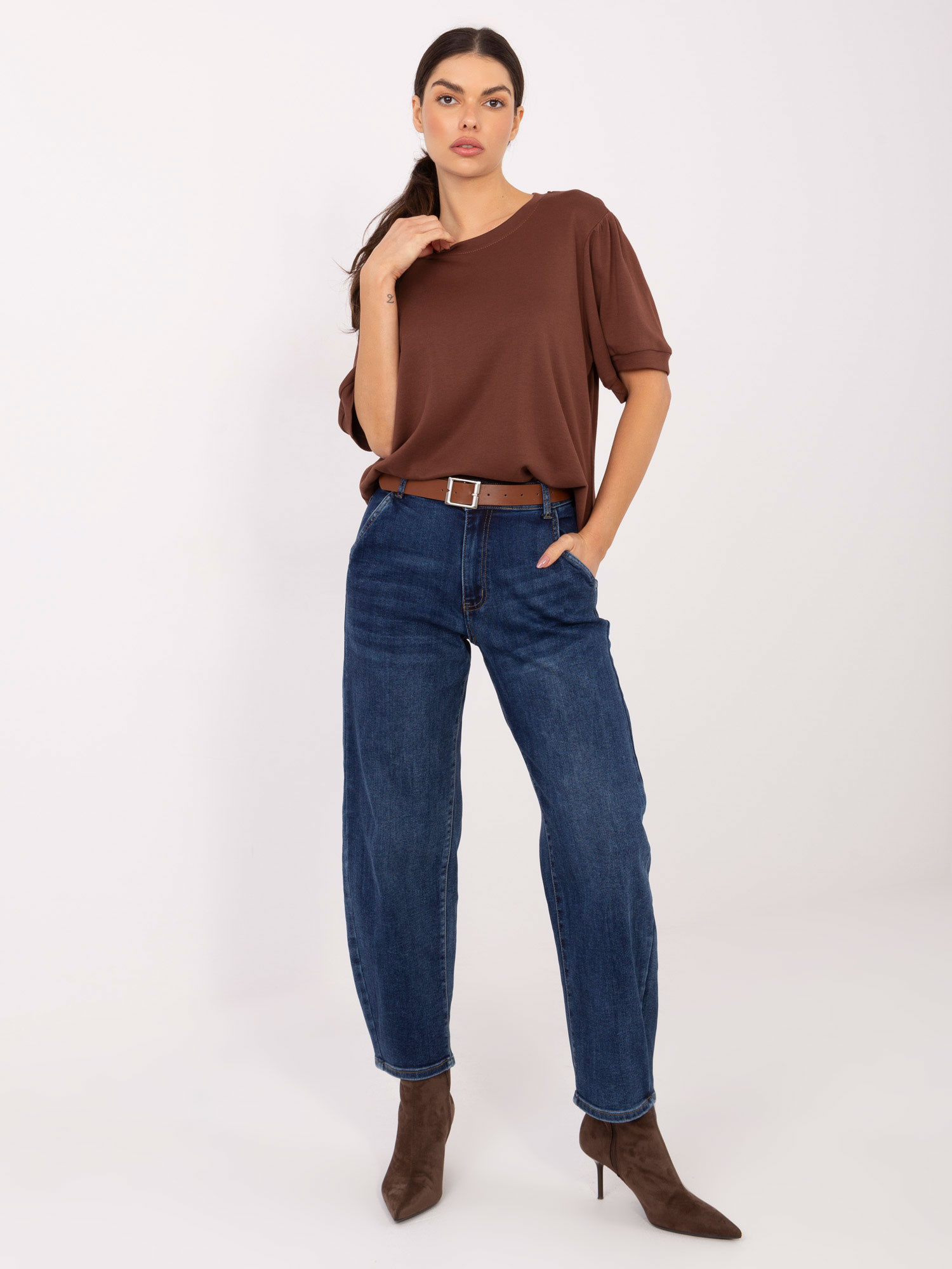 Spodnie jeans ciemny niebieski