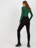 Hurt Czarne spodnie dresowe z klapowymi kieszeniami 