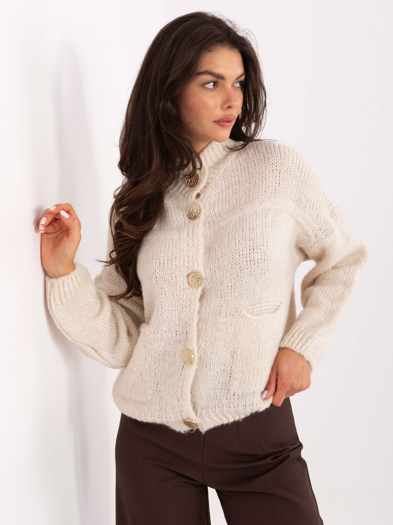 Sweter jasny beżowy