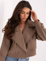 Fango dwurzędowy płaszcz damski RUE PARIS 