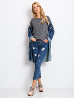 Ciemnoszara bluzka Carla