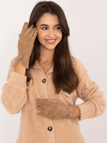 Hurtownia Camelowe dotykowe rękawiczki damskie