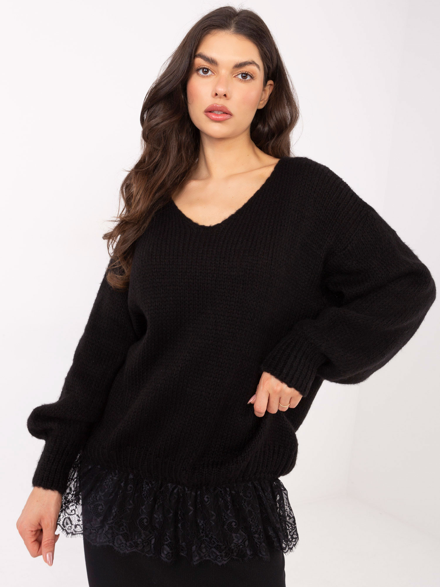 Sweter czarny