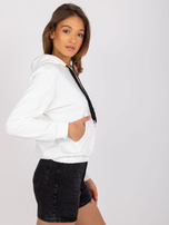 Ecru dresowa bluza kangurka Palencia