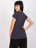 Grafitowy t-shirt Square