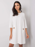 Weiße Baumwollkleid Dalenne.