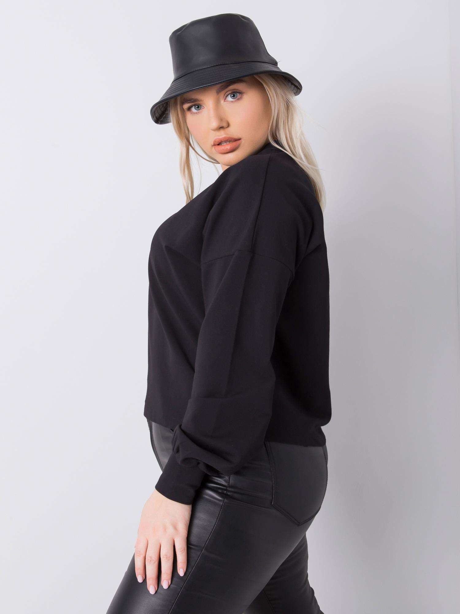 Juoda plus size bliuzonas Florentia.