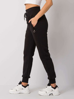 Czarne damskie spodnie dresowe Niki
