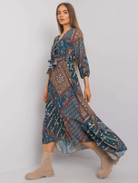 Morska sukienka we wzory Meadville OCH BELLA