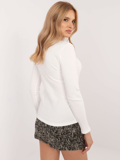 Hurt Ecru bluzka longsleeve z ozdobnymi guzikami