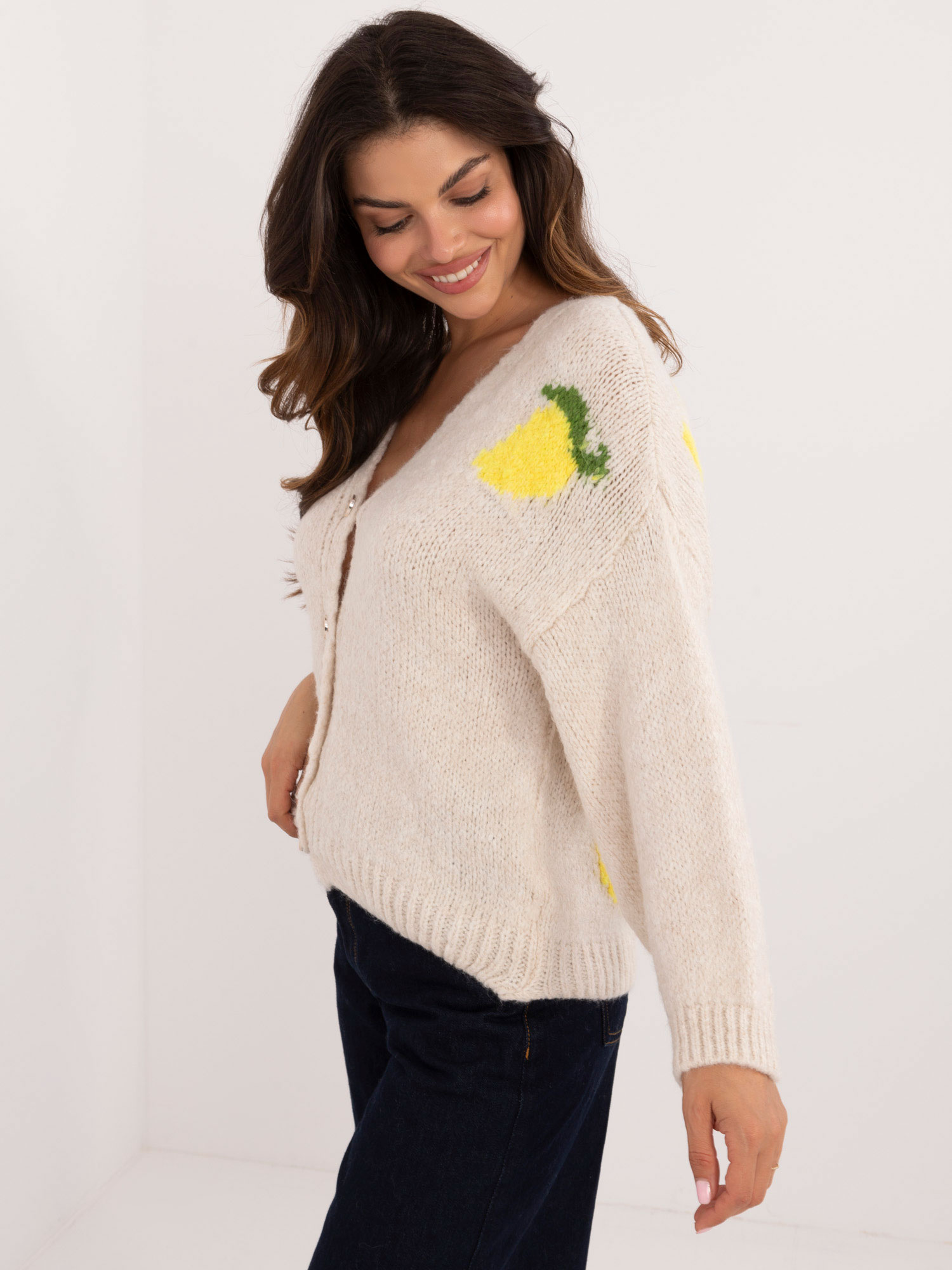 Sweter jasny beżowy