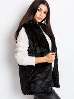 Czarna kamizelka Fluffy