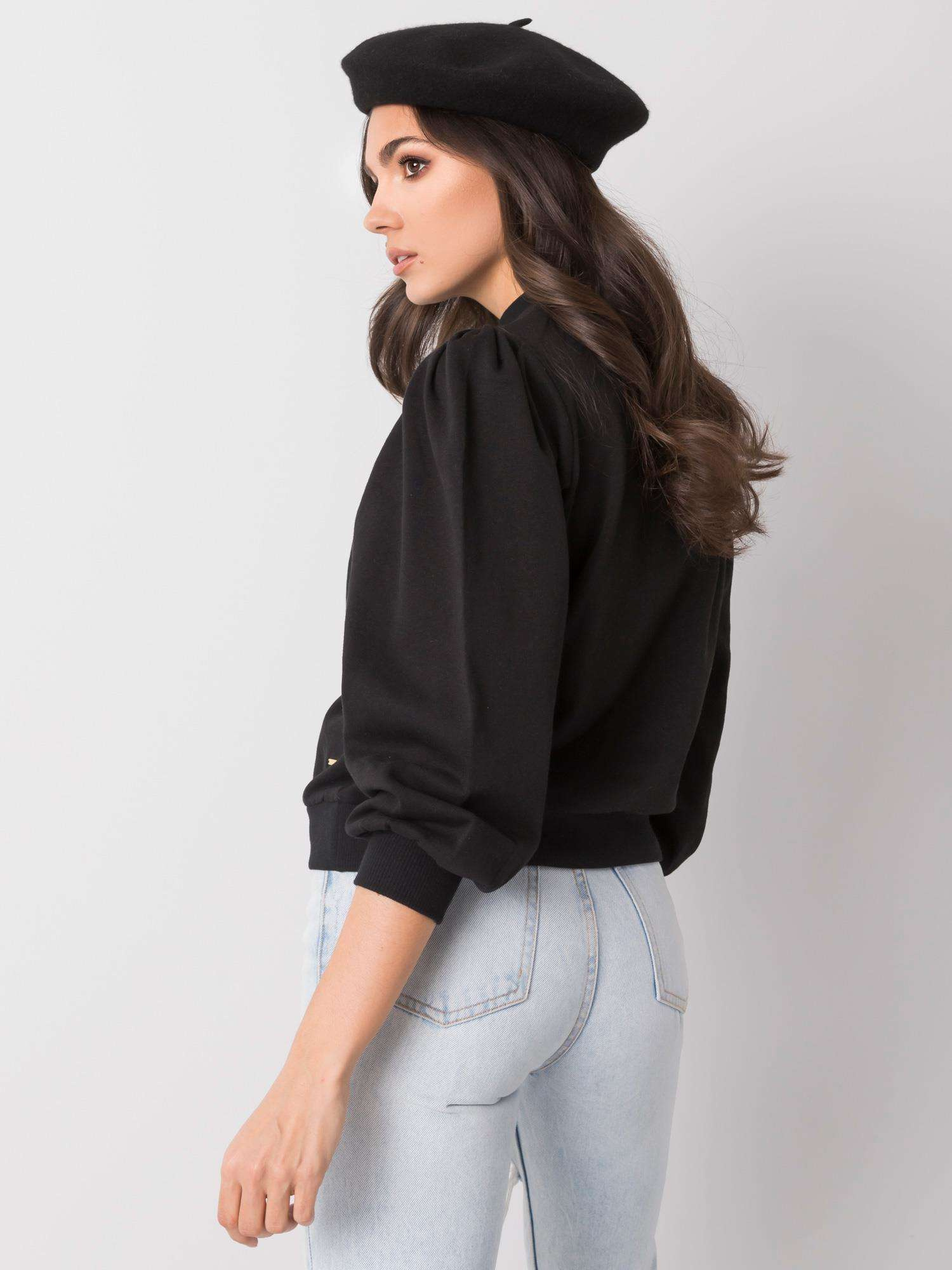 Czarna bluza Hattie NIE ZNASZ MNIE