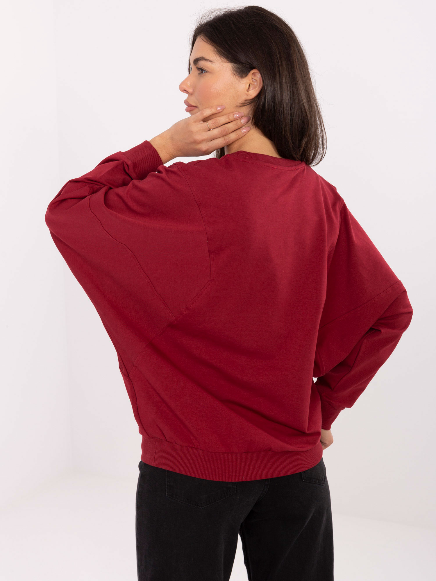Bluza bordowy