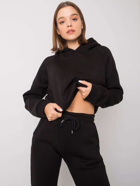 Czarny komplet z bawełny Huguette