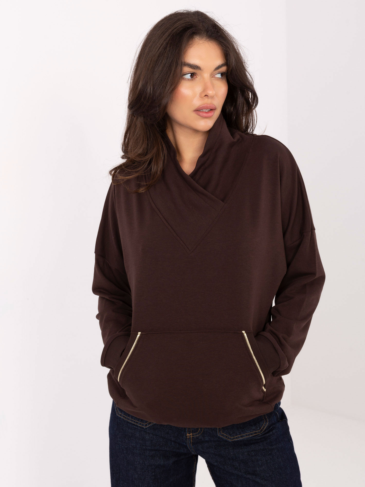 Bluza ciemny brązowy