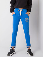 Niebieskie spodnie dresowe Simone