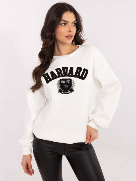 Hurtownia Ecru damska bluza oversize bez kaptura