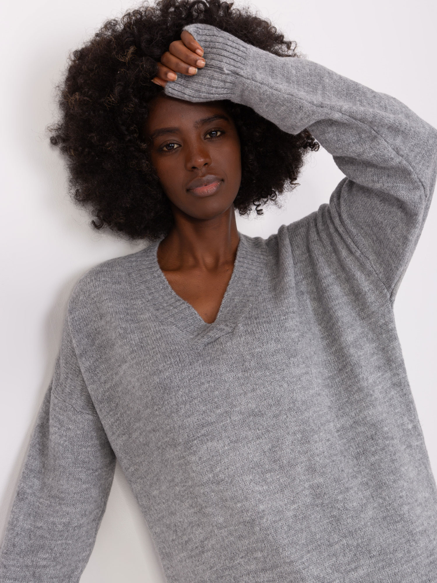 Sweter szary