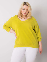 Light Green Plus Size Sweatshirt Alexandria