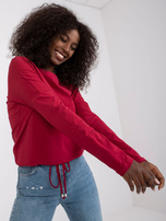 Bordowa bluzka Carla