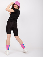 Czarny t-shirt damski bawełniany Salina MAYFLIES