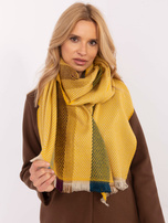 Hurtownia online Żółty damski szal z wiskozy